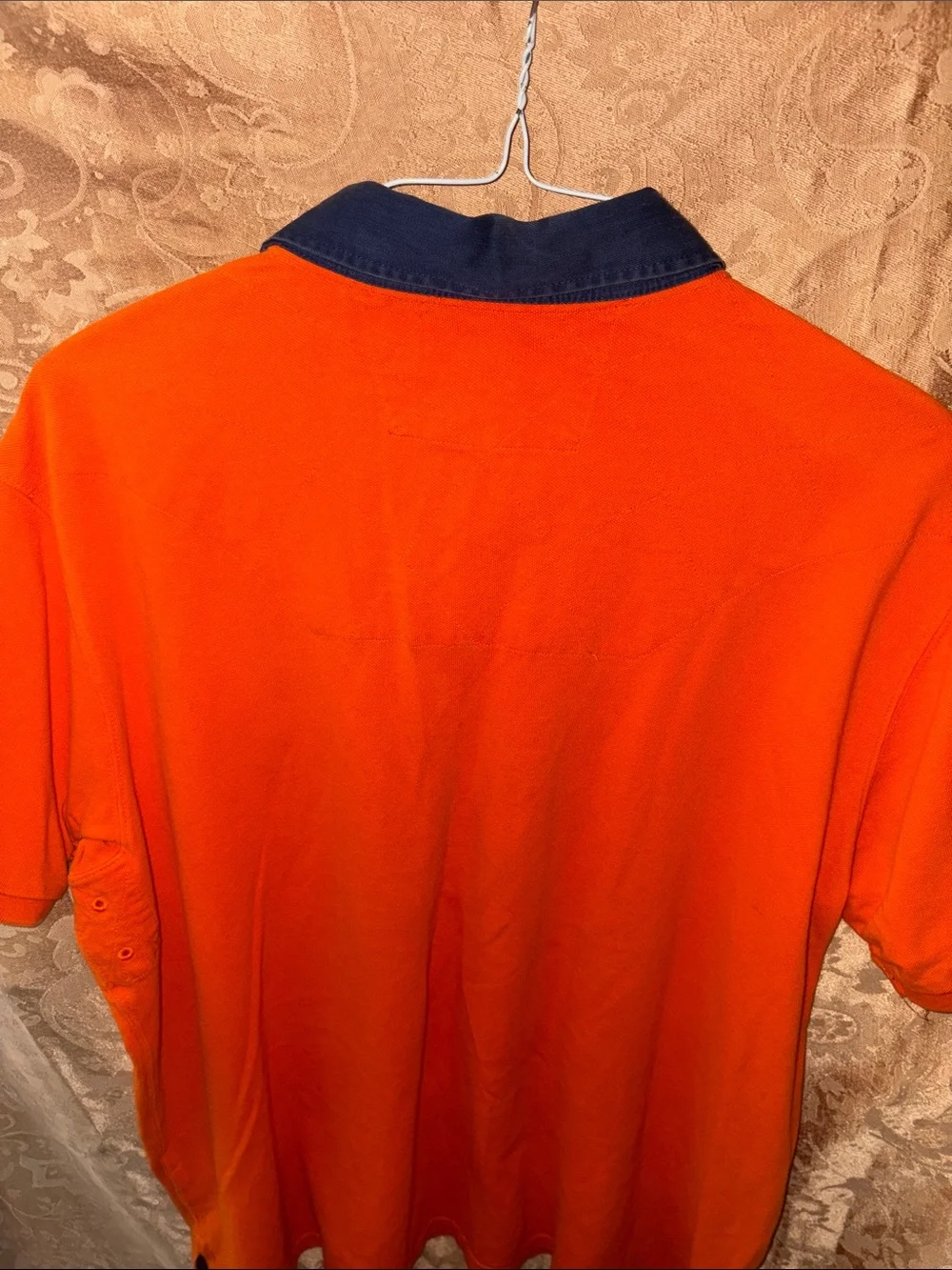 Polo by Ralph Lauren Orange Polo with Navy Trim Denver Broncos snap back